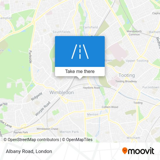 Albany Road map