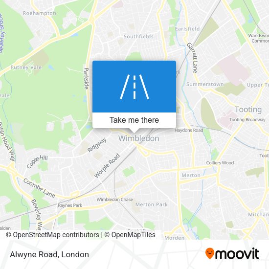 Alwyne Road map