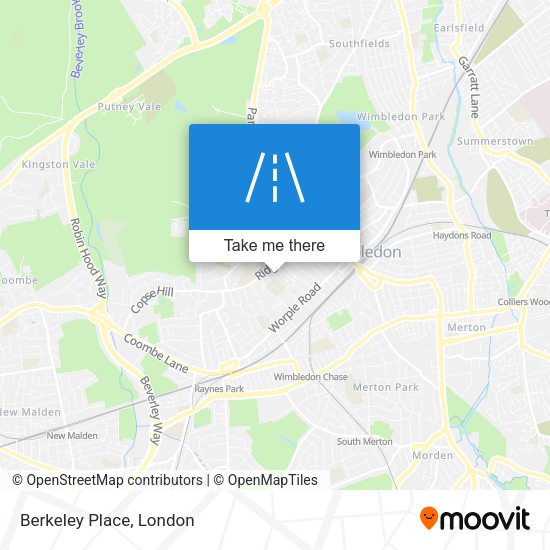Berkeley Place map