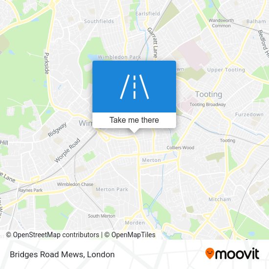 Bridges Road Mews map