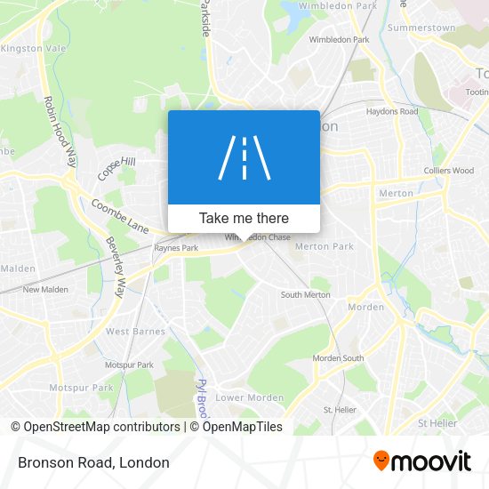 Bronson Road map