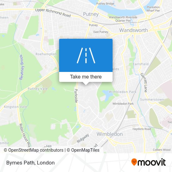Bymes Path map