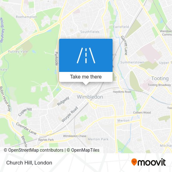 Church Hill map