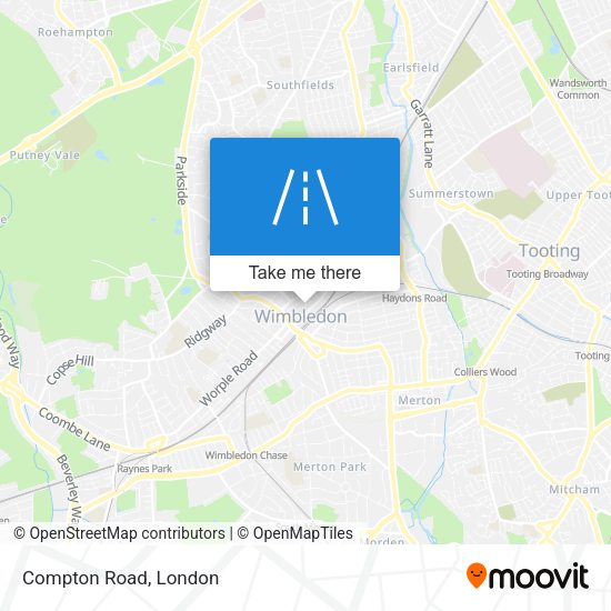 Compton Road map