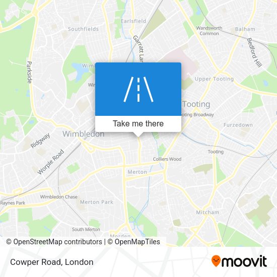 Cowper Road map