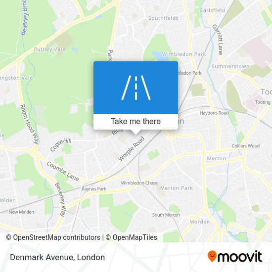 Denmark Avenue map