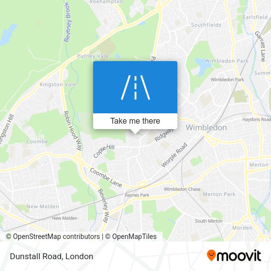 Dunstall Road map