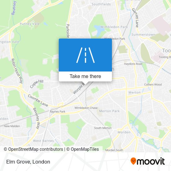 Elm Grove map