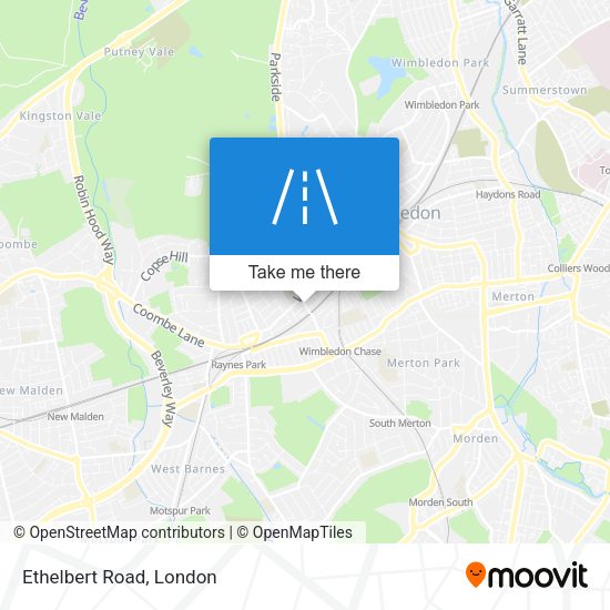 Ethelbert Road map