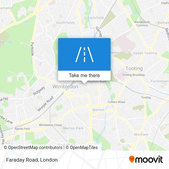 Faraday Road map