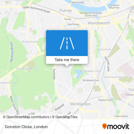 Gonston Close map