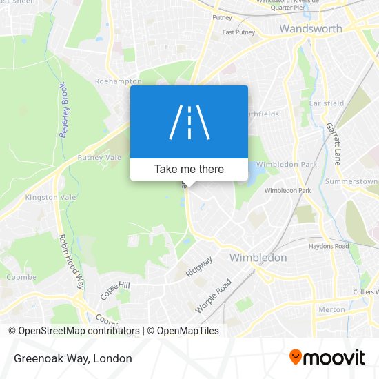 Greenoak Way map