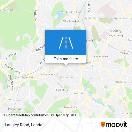 Langley Road map