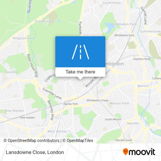 Lansdowne Close map