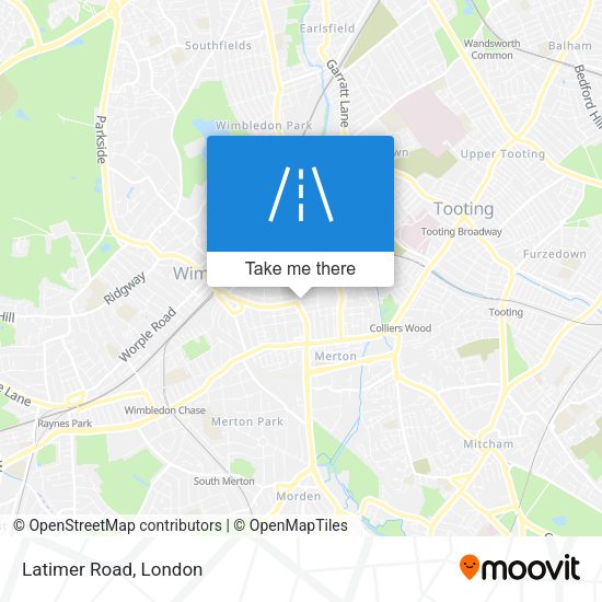 Latimer Road map