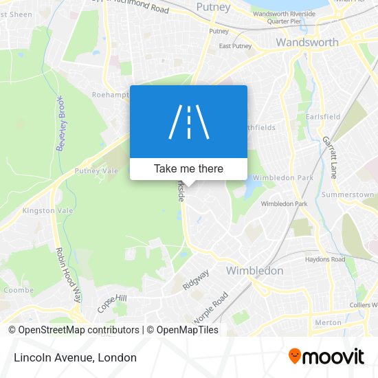 Lincoln Avenue map