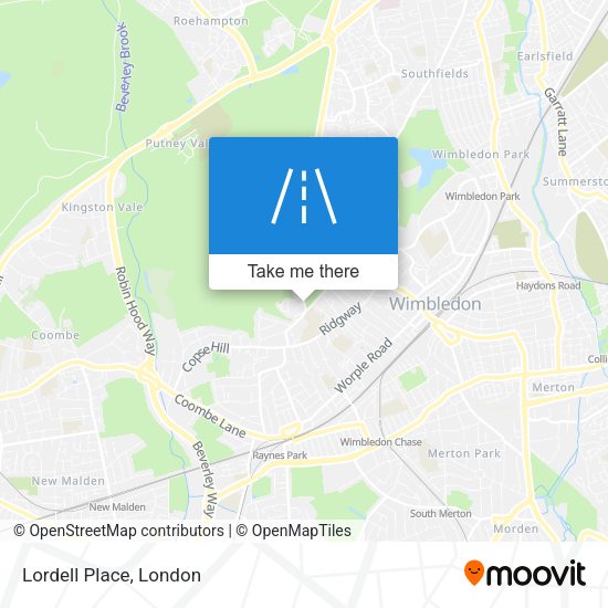 Lordell Place map