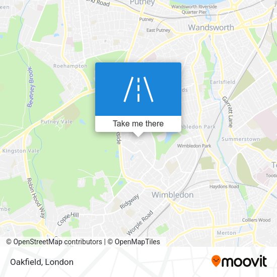 Oakfield map
