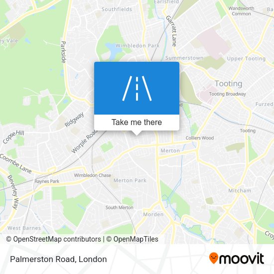 Palmerston Road map