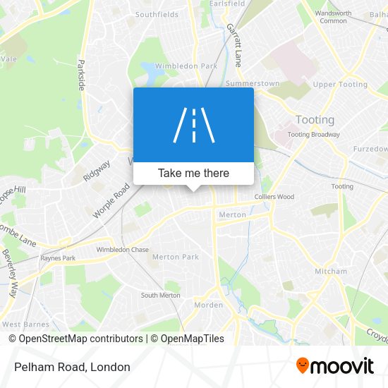 Pelham Road map