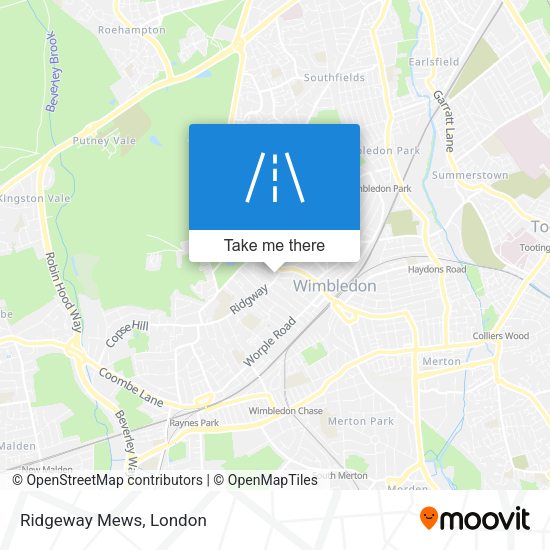 Ridgeway Mews map