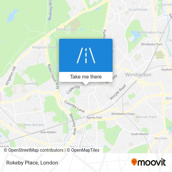 Rokeby Place map