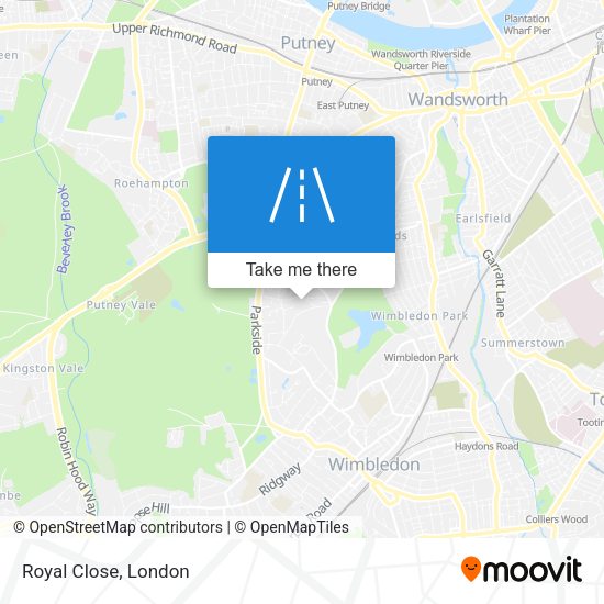 Royal Close map