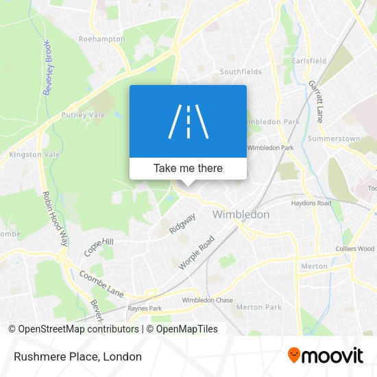 Rushmere Place map