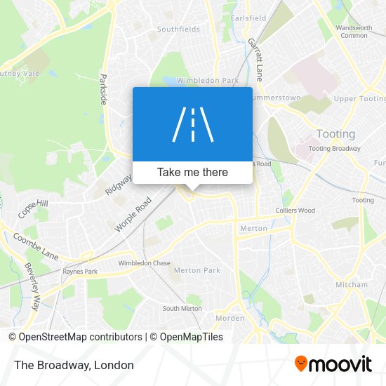The Broadway map