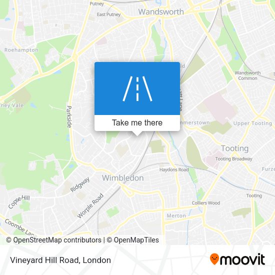 Vineyard Hill Road map