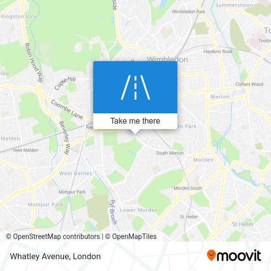 Whatley Avenue map