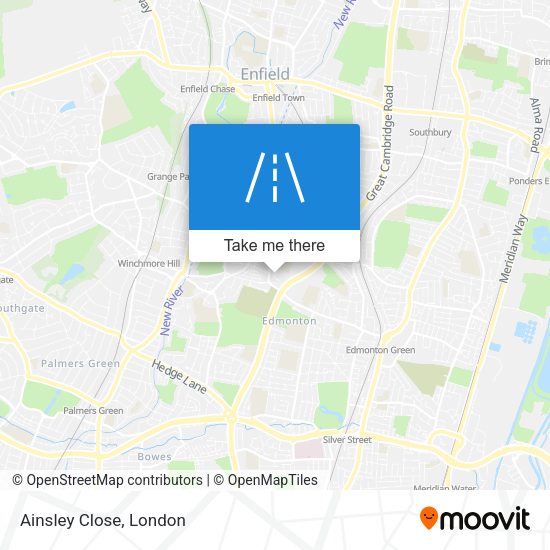 Ainsley Close map