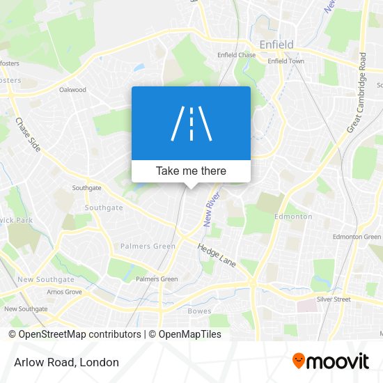 Arlow Road map