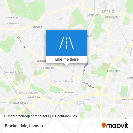 Brackendale map