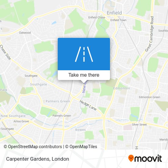 Carpenter Gardens map