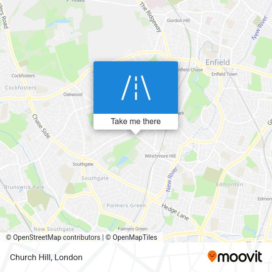 Church Hill map