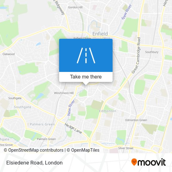 Elsiedene Road map