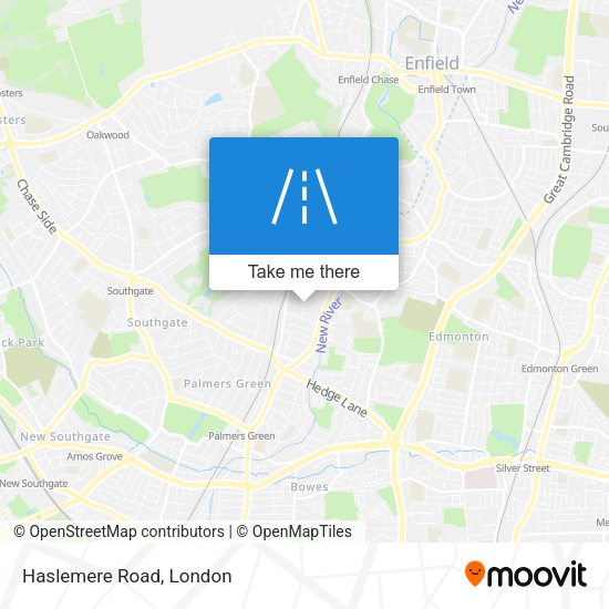 Haslemere Road map