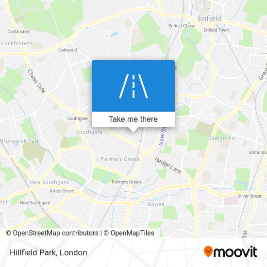 Hillfield Park map