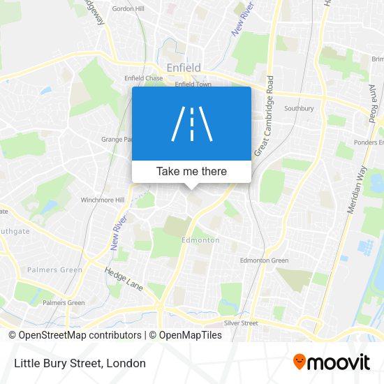 Little Bury Street map