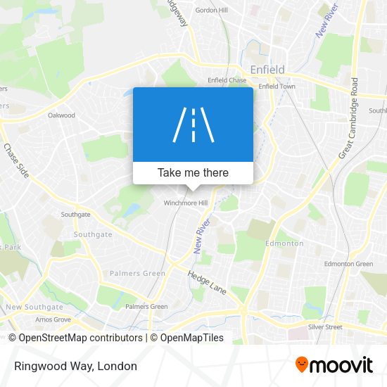 Ringwood Way map