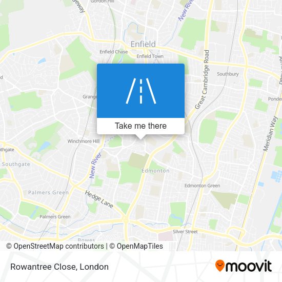 Rowantree Close map