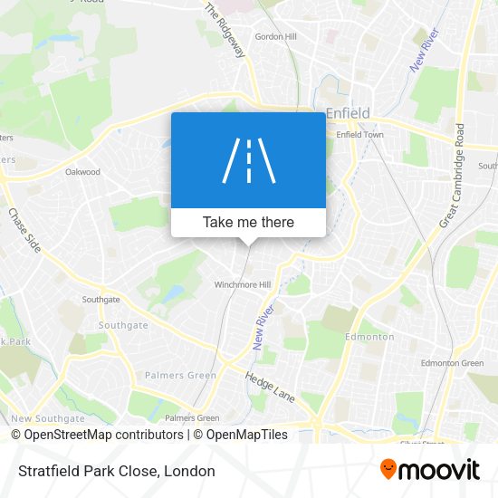 Stratfield Park Close map