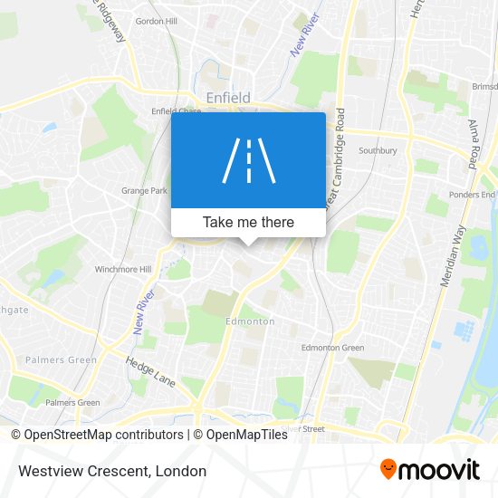 Westview Crescent map