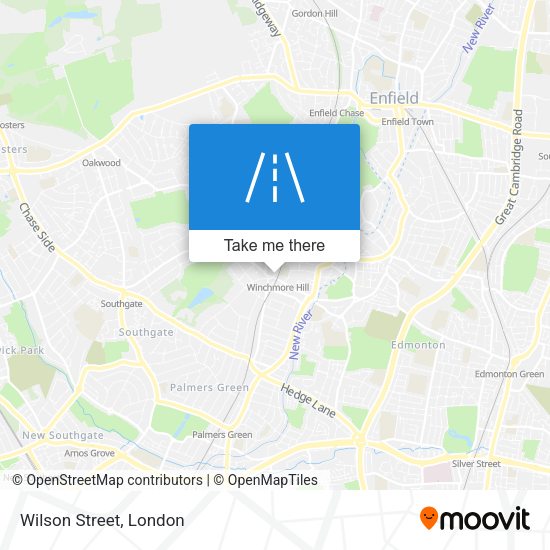 Wilson Street map