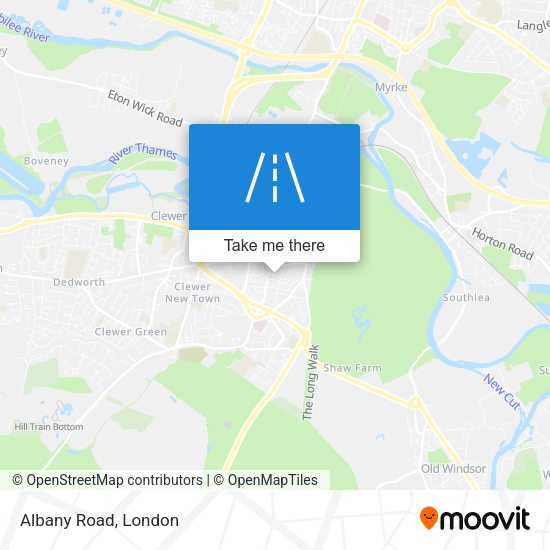 Albany Road map
