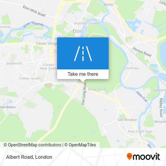 Albert Road map
