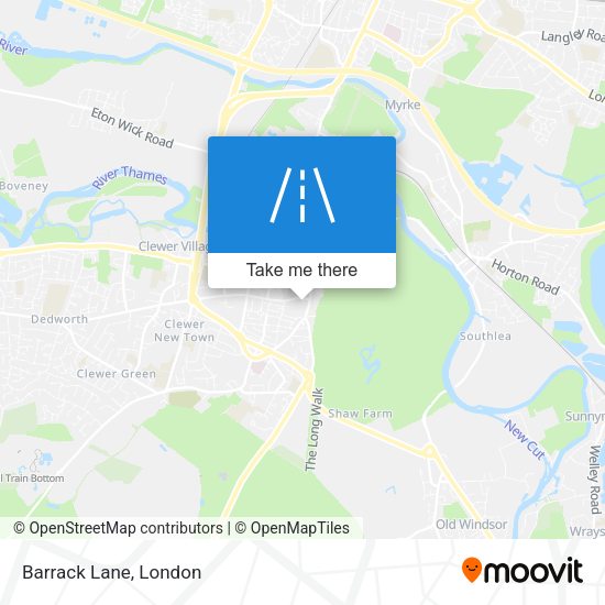 Barrack Lane map