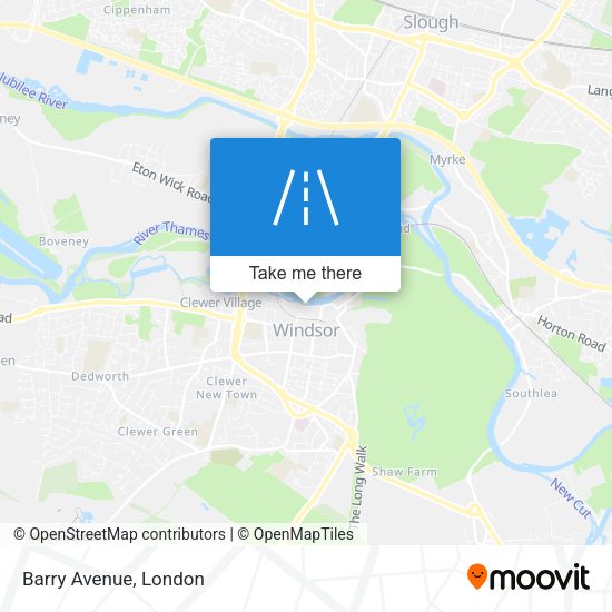 Barry Avenue map