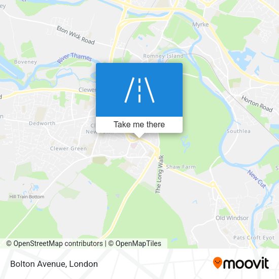 Bolton Avenue map